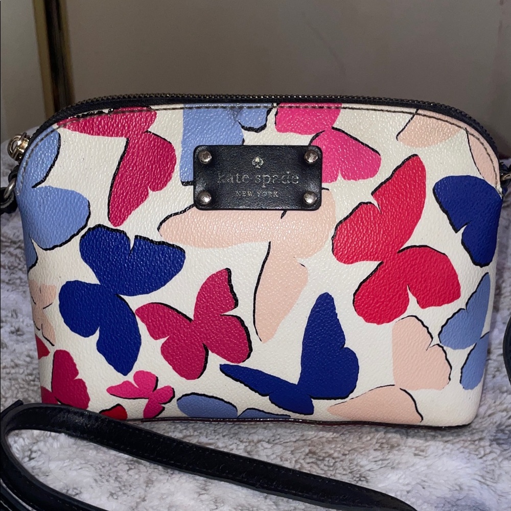 Kate Spade Wellesley Colorful Butterfly Crossbody Bag 🦋 9”L x6”H